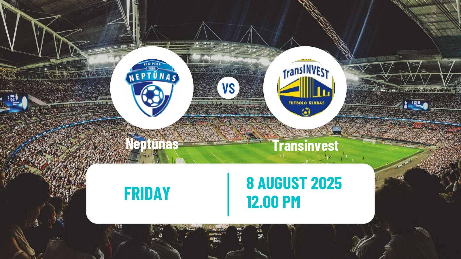 Soccer Lithuanian Division 2 Neptūnas - Transinvest
