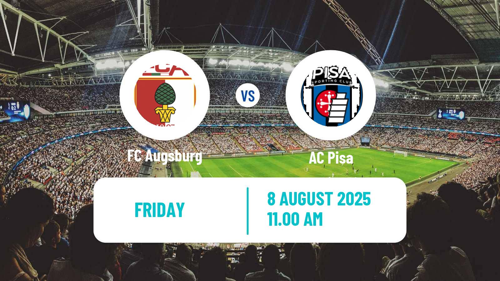 Soccer Club Friendly Augsburg - Pisa