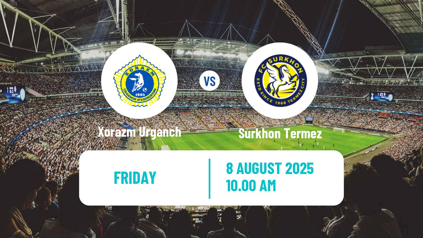 Soccer Uzbek League Xorazm Urganch - Surkhon Termez