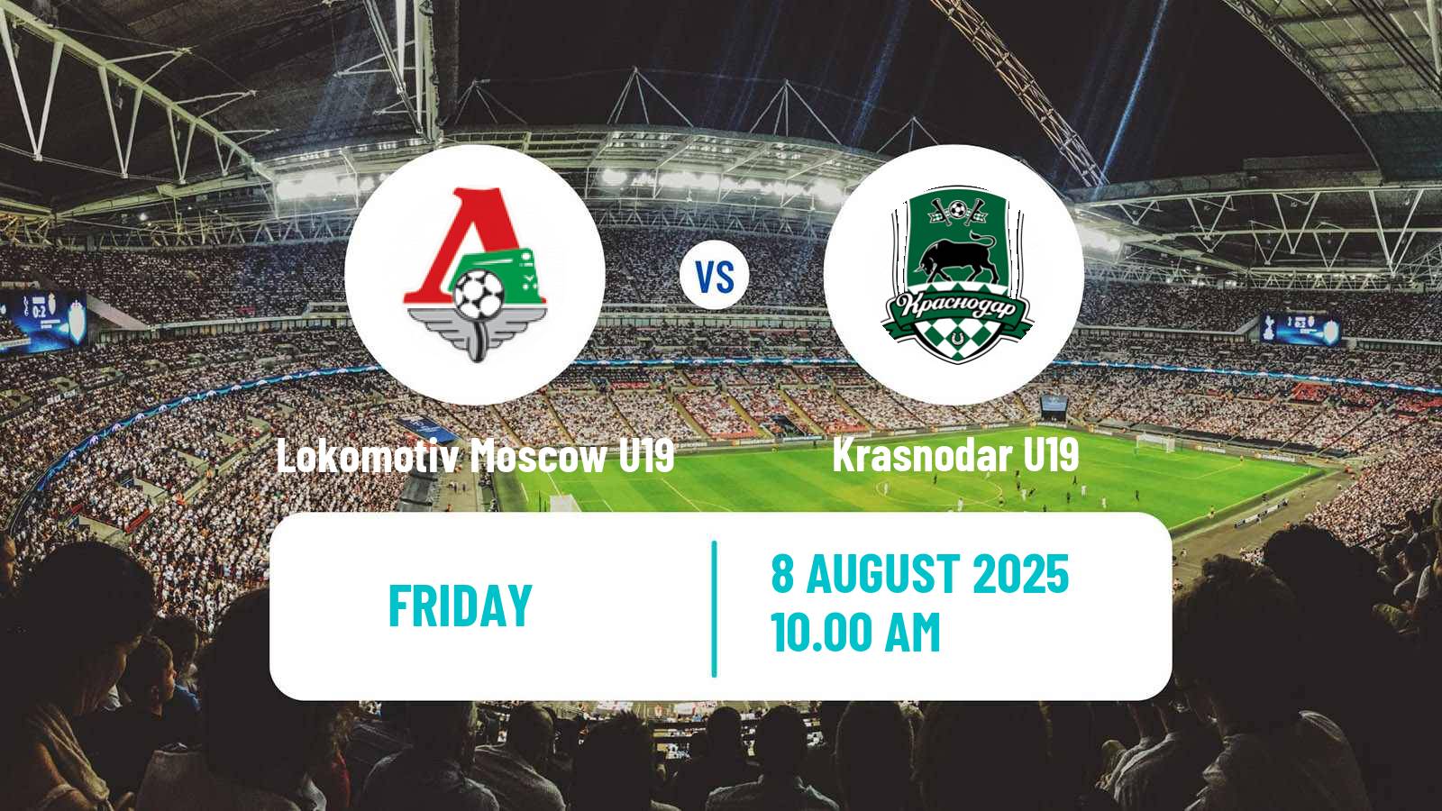 Soccer Russian Youth League Lokomotiv Moscow U19 - Krasnodar U19