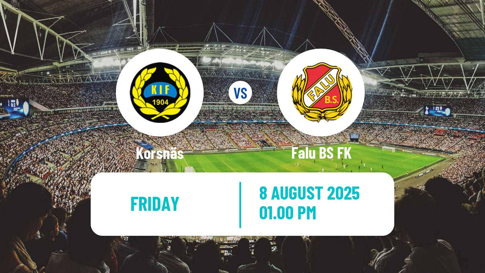 Soccer Swedish Division 2 - Norra Svealand Korsnäs - Falu
