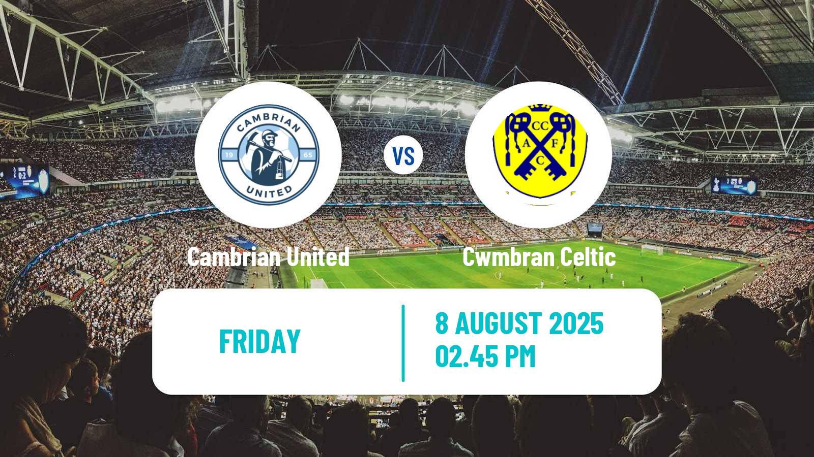 Soccer Welsh Cymru South Cambrian United - Cwmbran Celtic