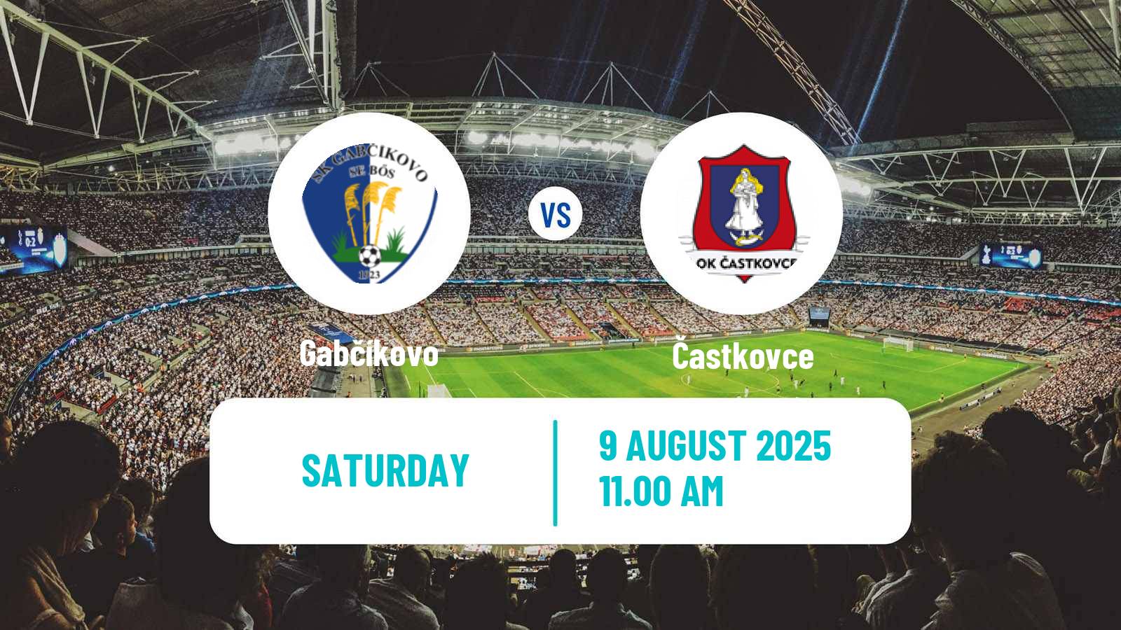 Soccer Slovak 3 Liga West Gabčíkovo - Častkovce