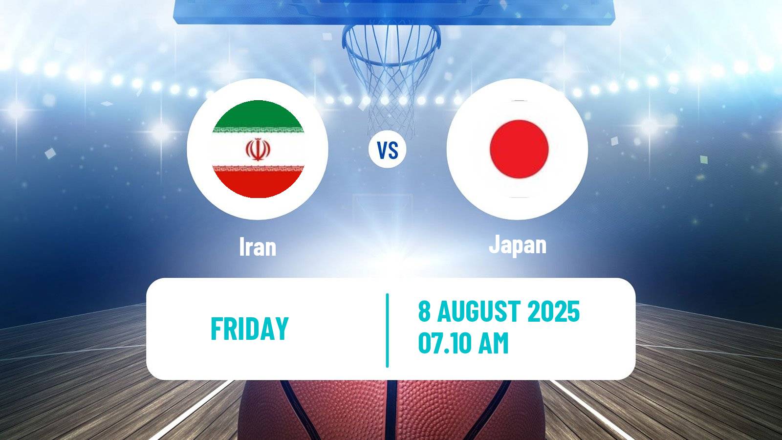 Basketball Asia Cup Basketball Iran - Japan