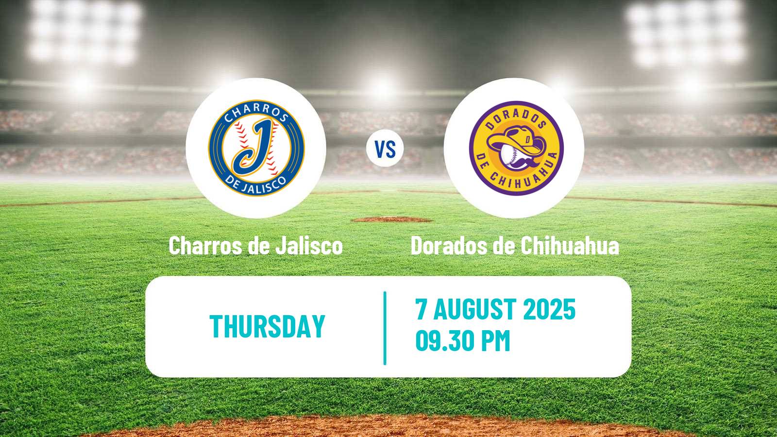 Baseball LMB Charros de Jalisco - Dorados de Chihuahua