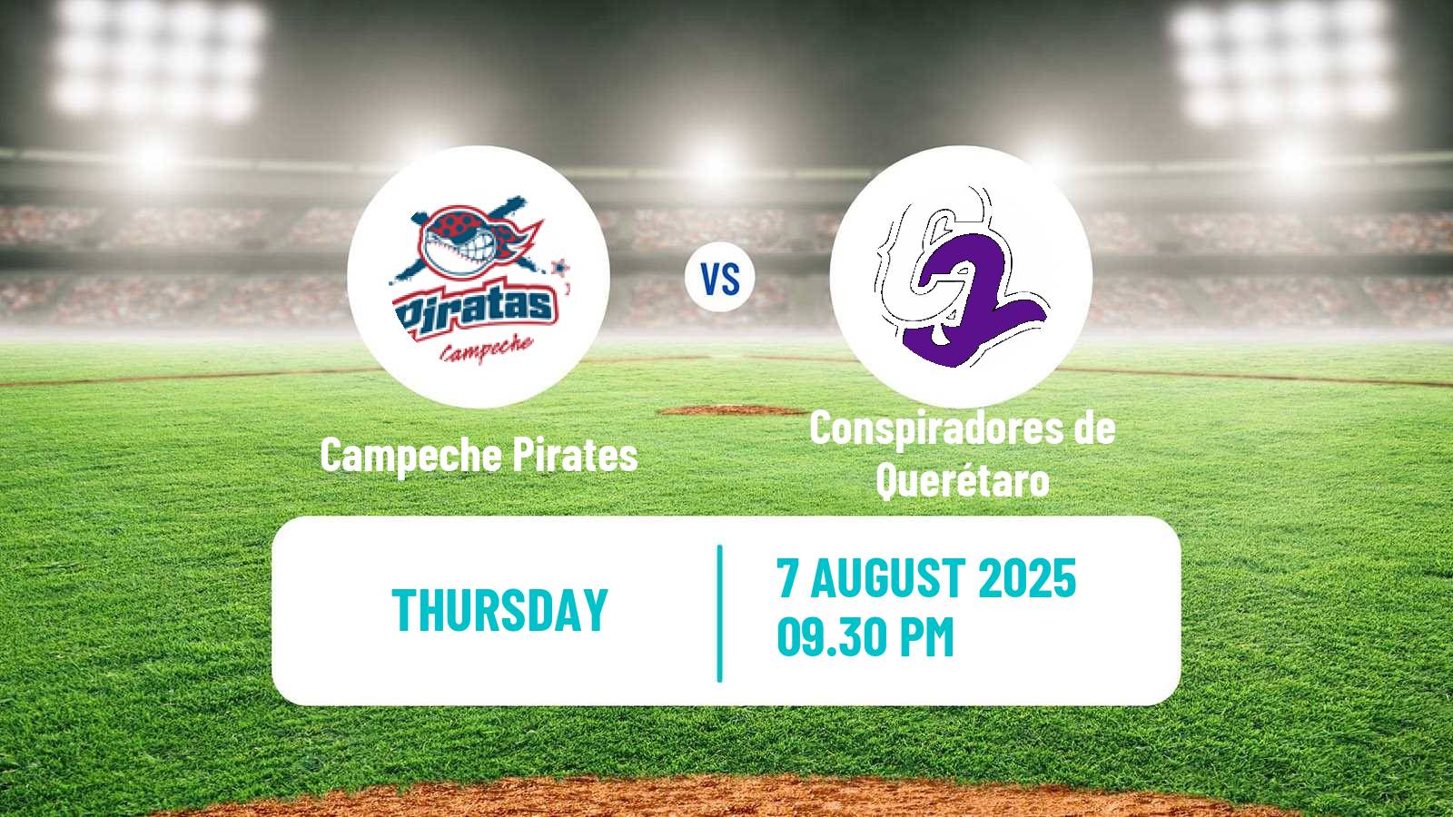 Baseball LMB Campeche Pirates - Conspiradores de Querétaro