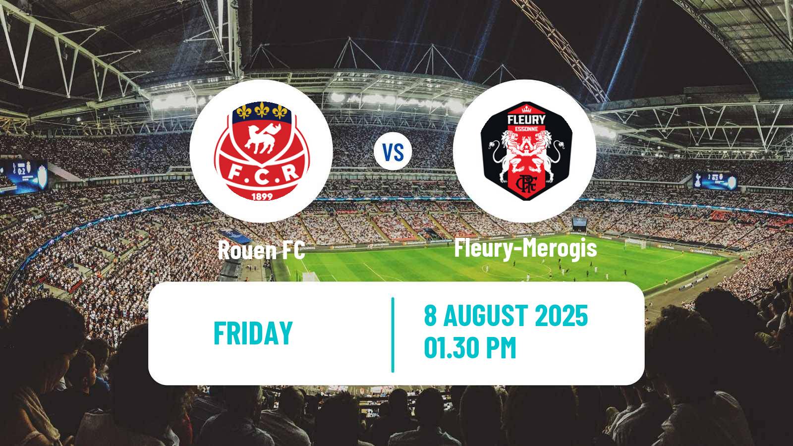Soccer French National League Rouen FC - Fleury-Merogis