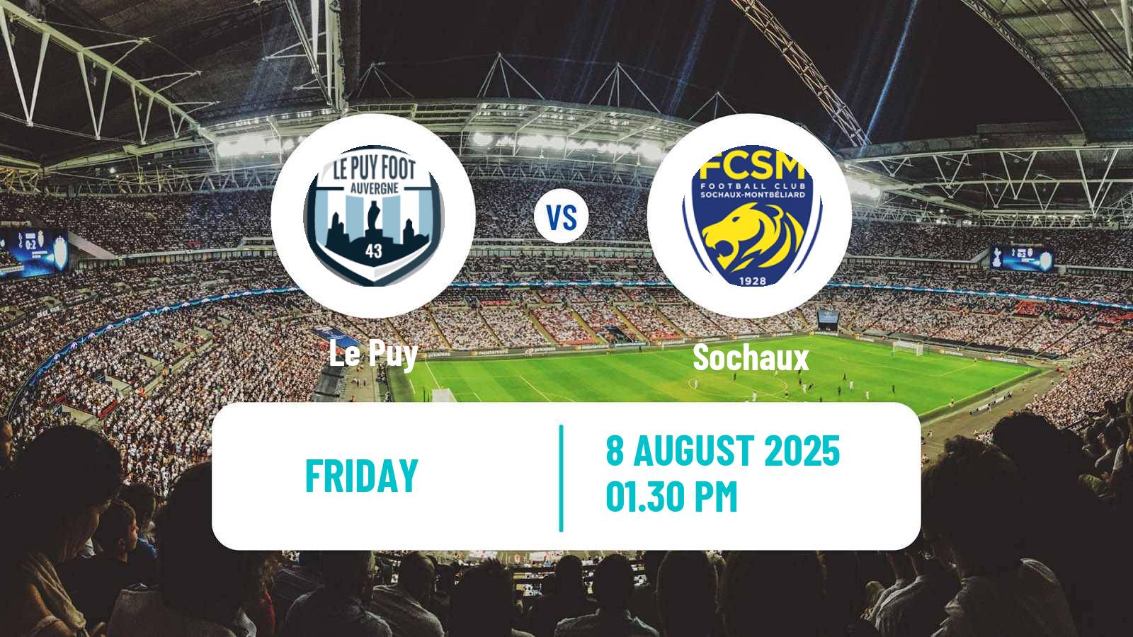 Soccer French National League Le Puy - Sochaux