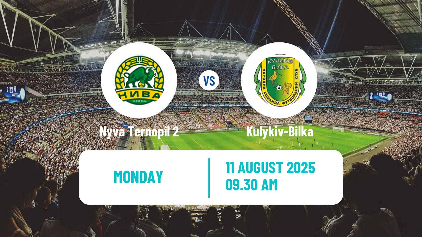Soccer Ukrainian Druha Liga Nyva Ternopil 2 - Kulykiv-Bilka
