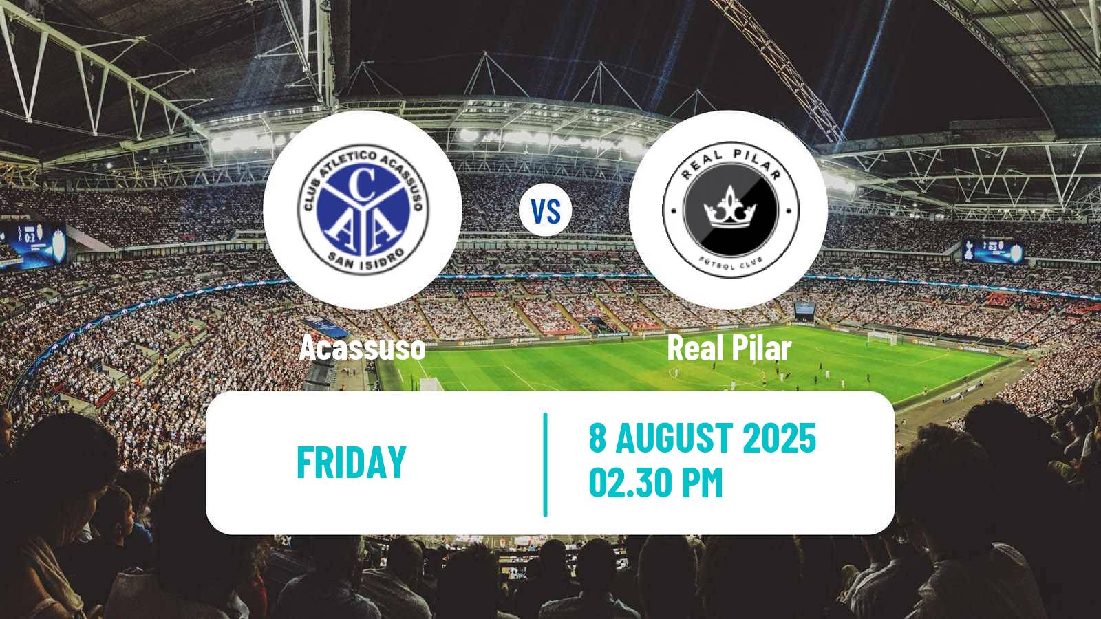 Soccer Argentinian Primera B Acassuso - Real Pilar