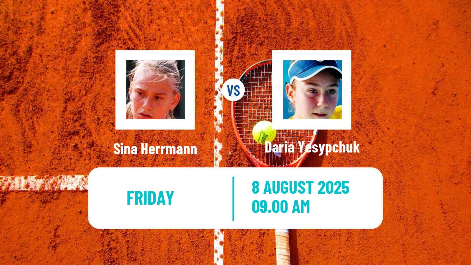 Tennis ITF W15 Hameenlinna Women Sina Herrmann - Daria Yesypchuk