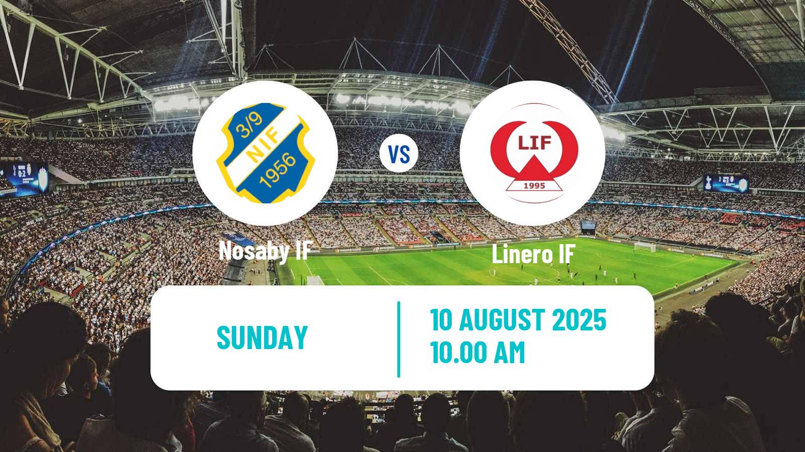 Soccer Swedish Division 2 - Södra Götaland Nosaby - Linero