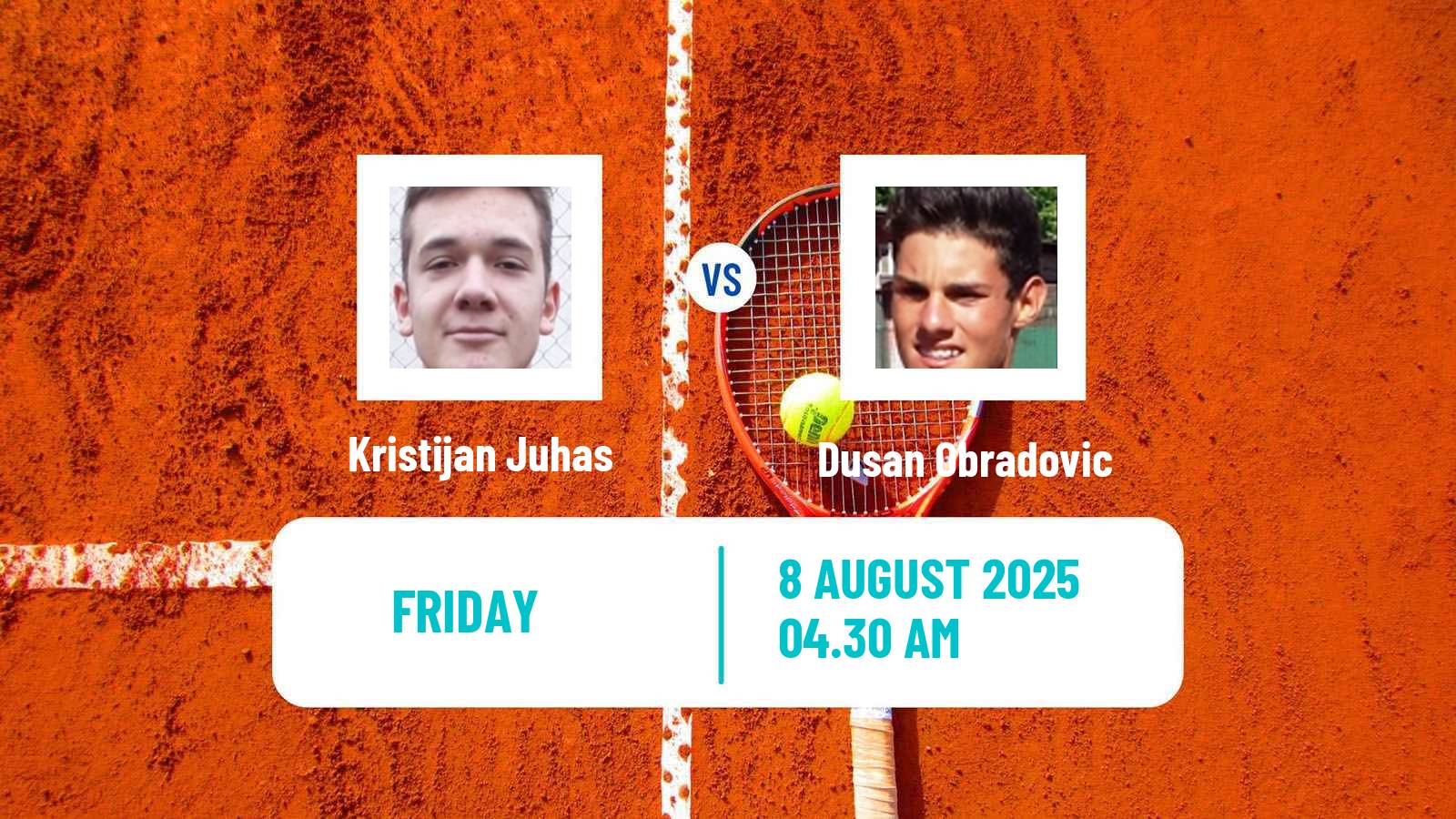 Tennis ITF M15 Kursumlijska Banja 14 Men Kristijan Juhas - Dusan Obradovic