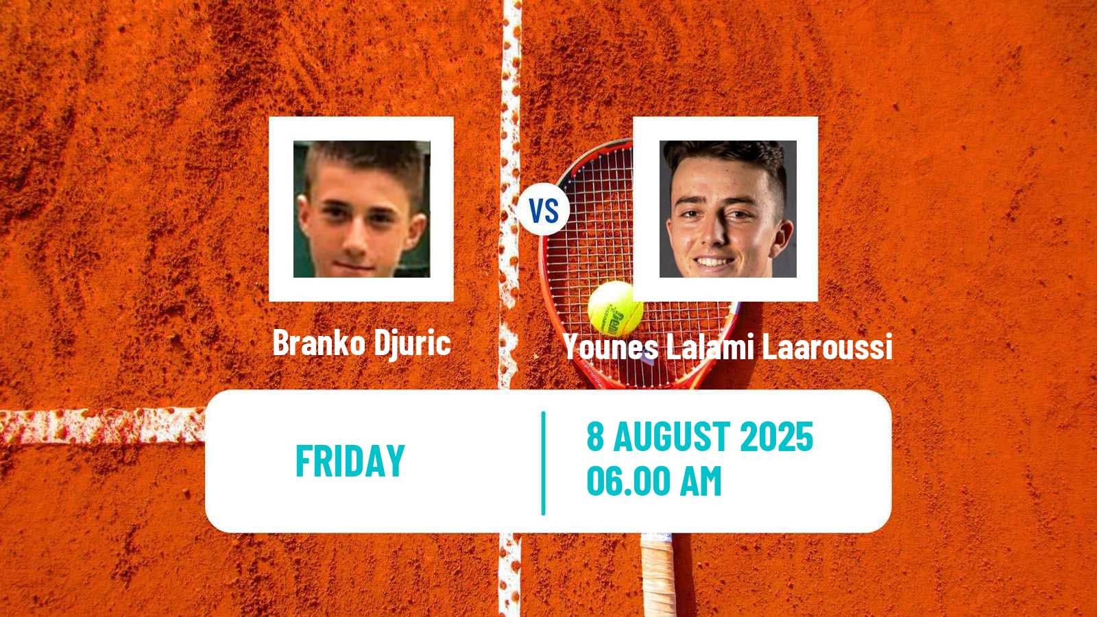 Tennis ITF M15 Kursumlijska Banja 14 Men Branko Djuric - Younes Lalami Laaroussi