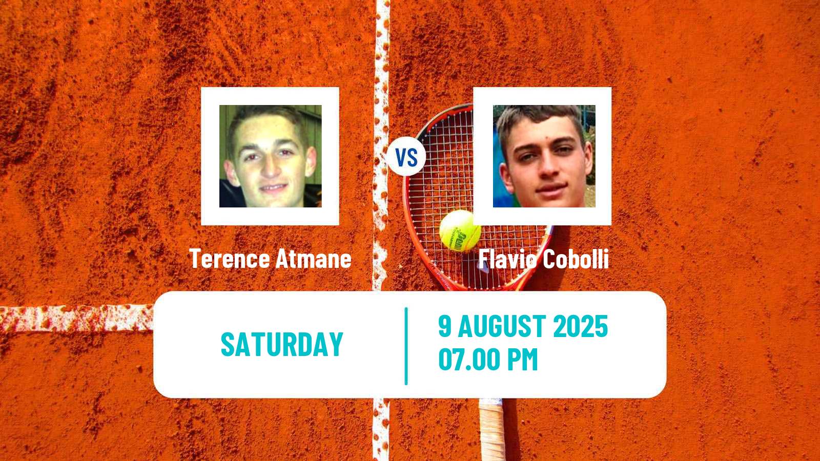 Tennis ATP Cincinnati Terence Atmane - Flavio Cobolli