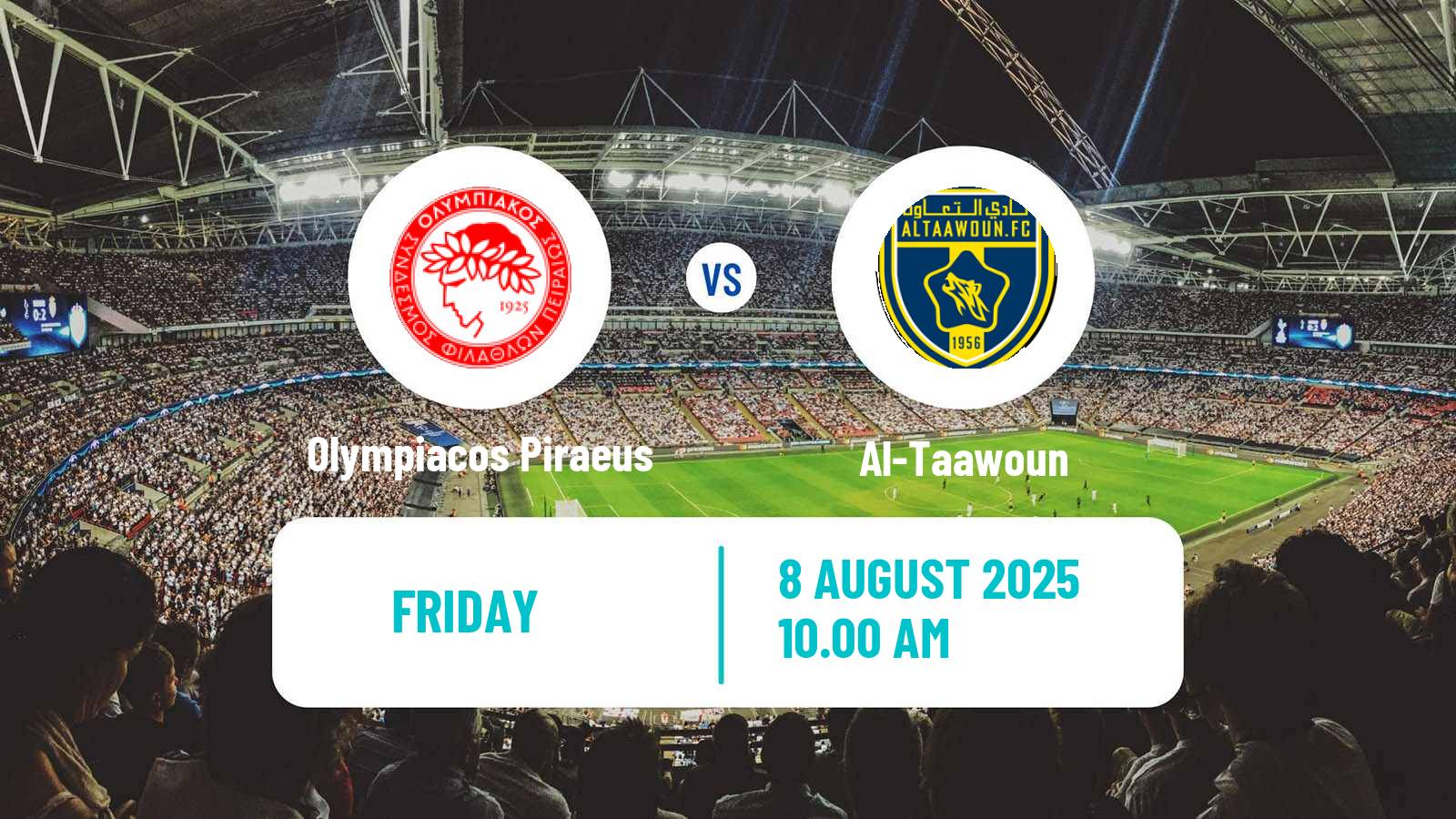 Soccer Club Friendly Olympiacos Piraeus - Al-Taawoun