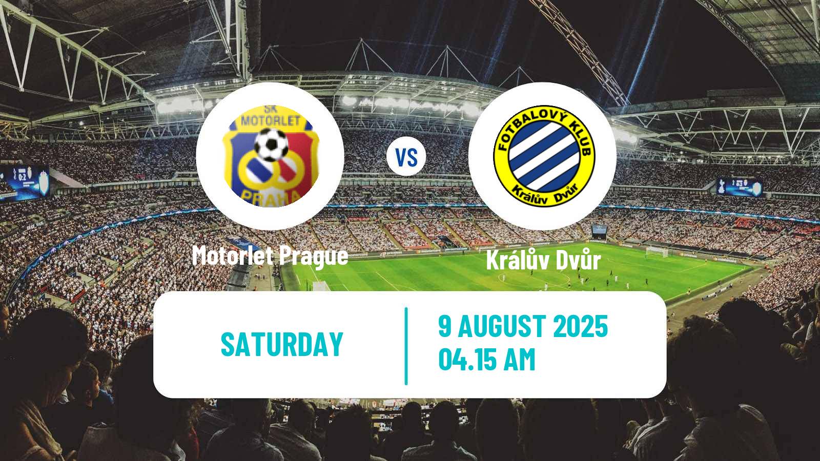 Soccer Czech CFL Group A Motorlet Prague - Králův Dvůr