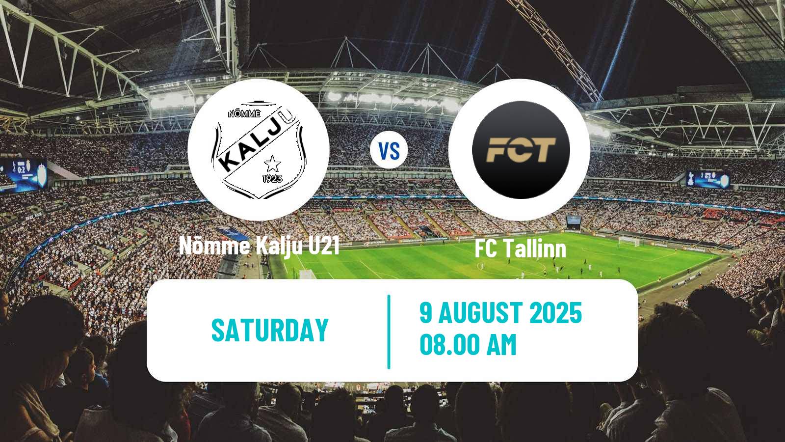 Soccer Estonian Esiliiga Nõmme Kalju U21 - FC Tallinn