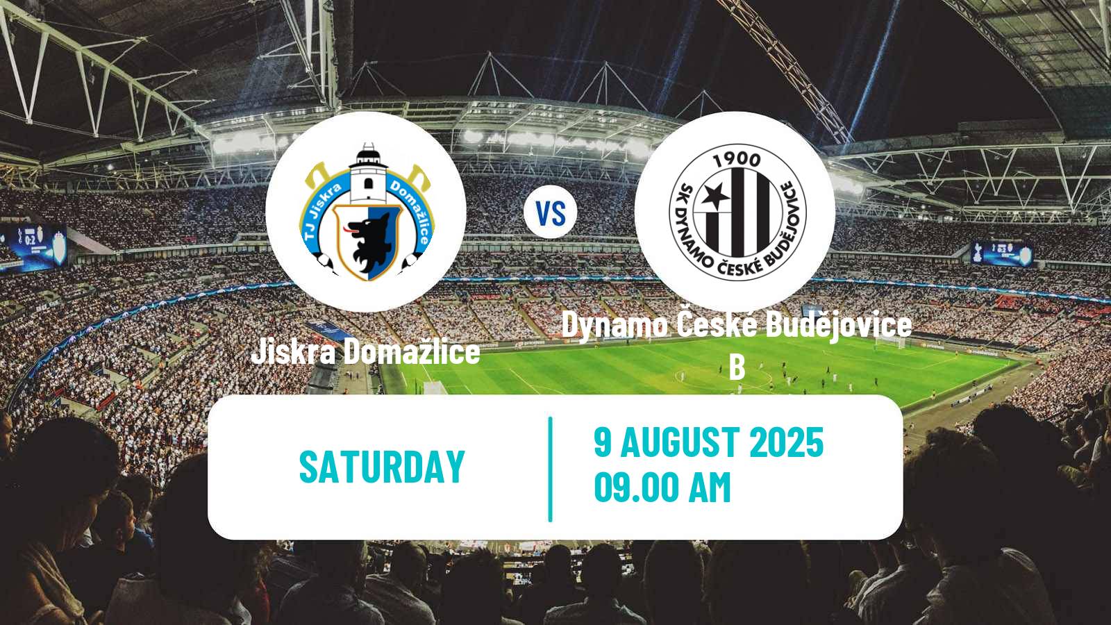 Soccer Czech CFL Group A Jiskra Domažlice - Dynamo České Budějovice B