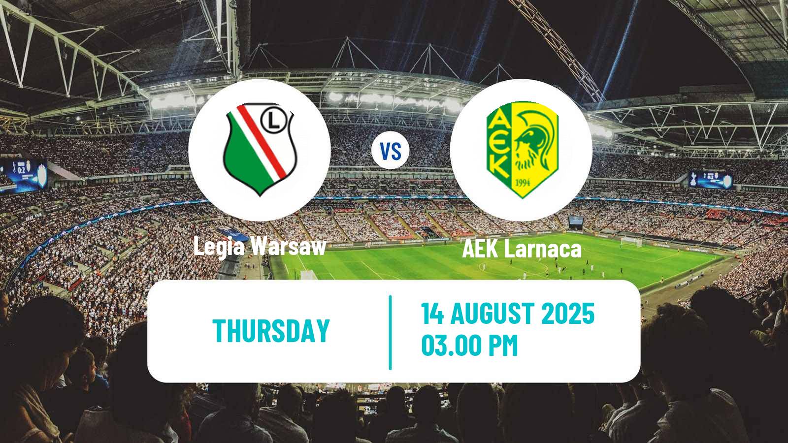 Soccer UEFA Europa League Legia Warsaw - AEK Larnaca