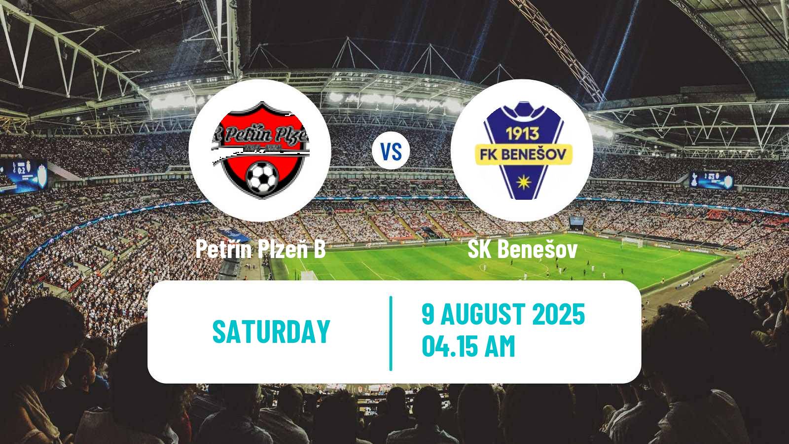 Soccer Czech Division A Petřín Plzeň B - Benešov