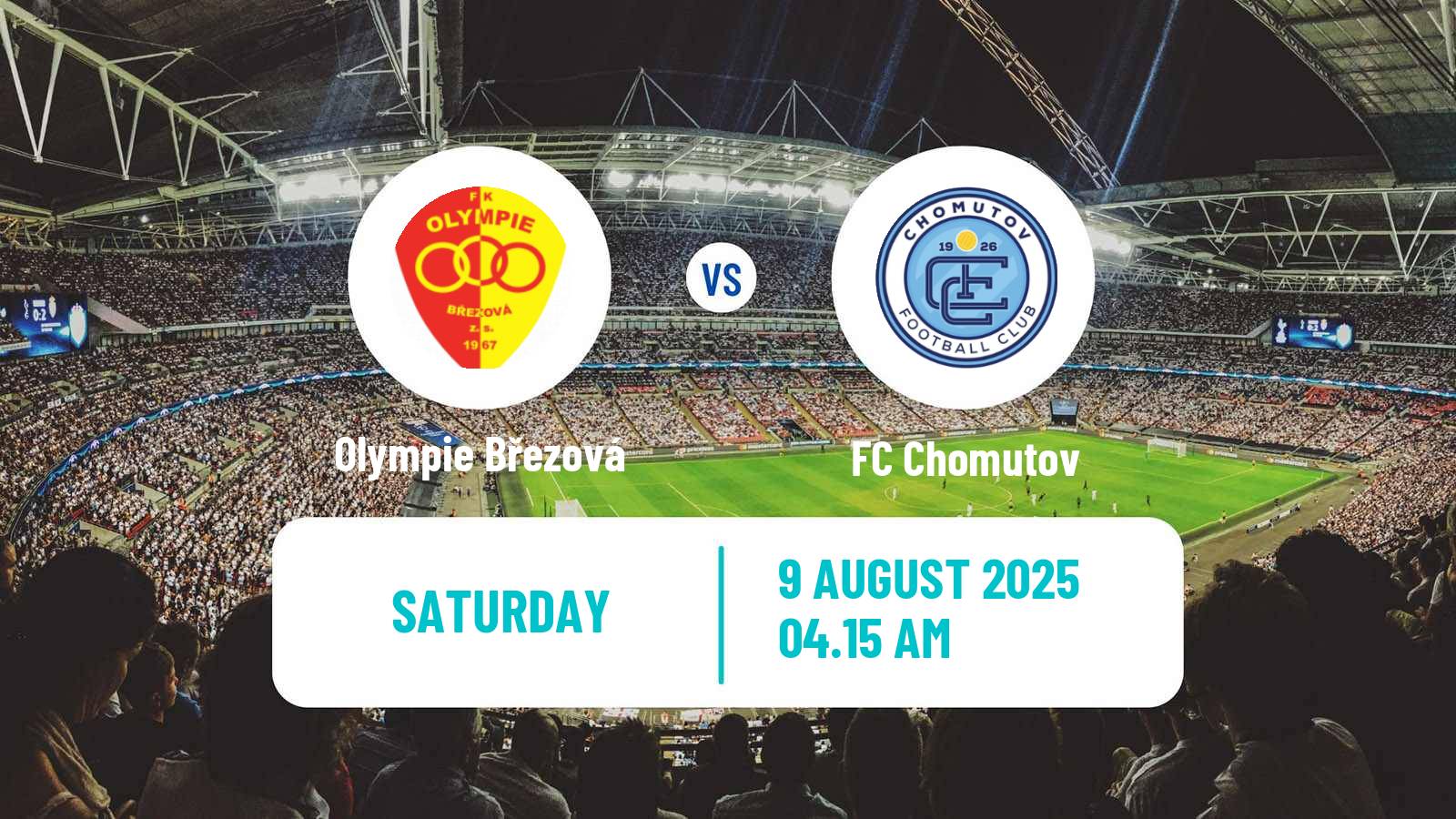 Soccer Czech Division B Olympie Březová - Chomutov