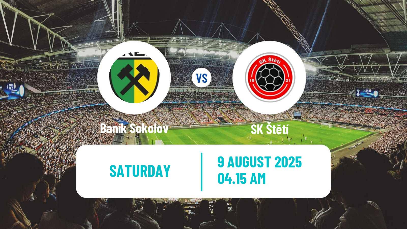 Soccer Czech Division B Baník Sokolov - Štětí