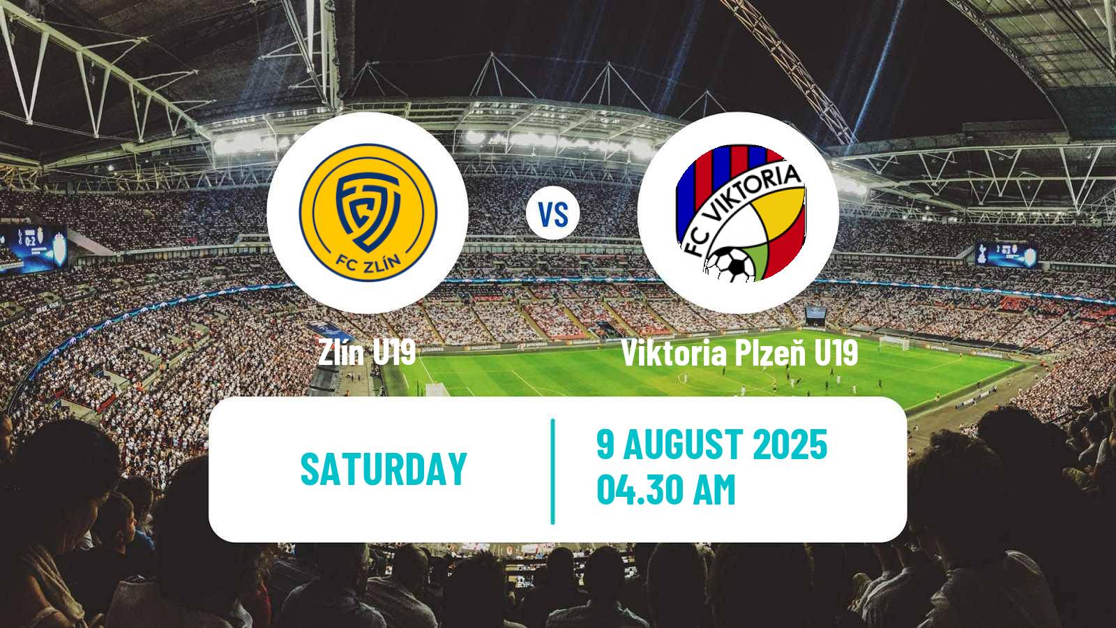 Soccer Czech U19 League Zlín U19 - Viktoria Plzeň U19
