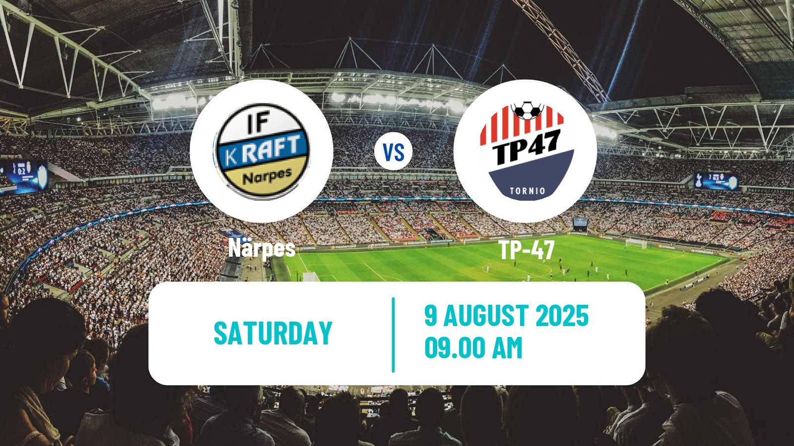 Soccer Finnish Kakkonen Group C Närpes - TP-47