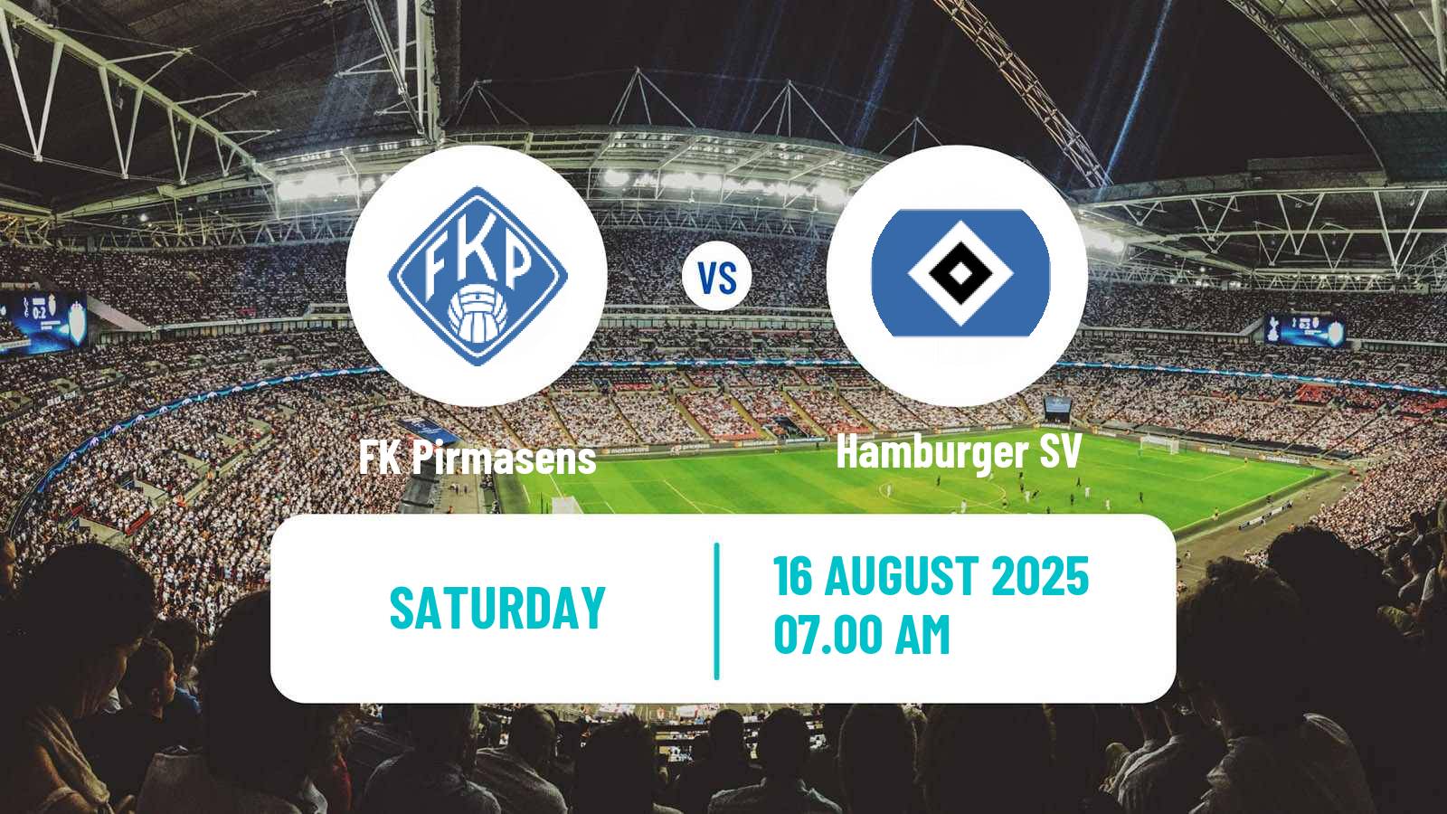 Soccer German DFB Pokal Pirmasens - Hamburger SV