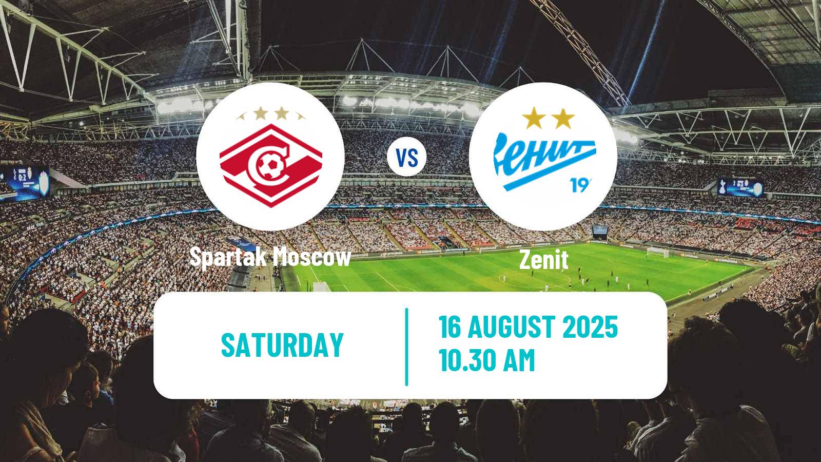 Soccer Russian Premier League Spartak Moscow - Zenit