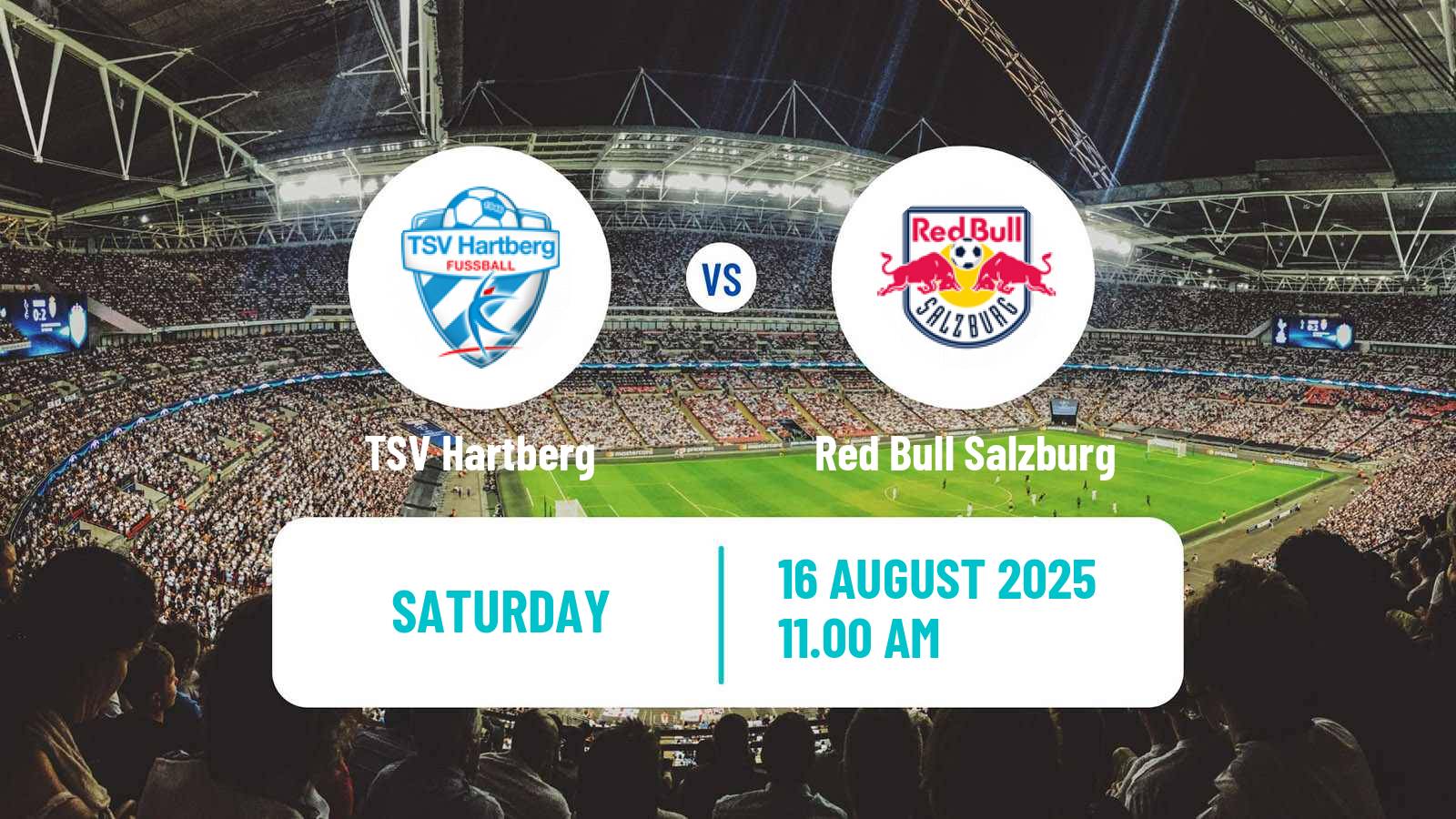 Soccer Austrian Bundesliga Hartberg - Red Bull Salzburg