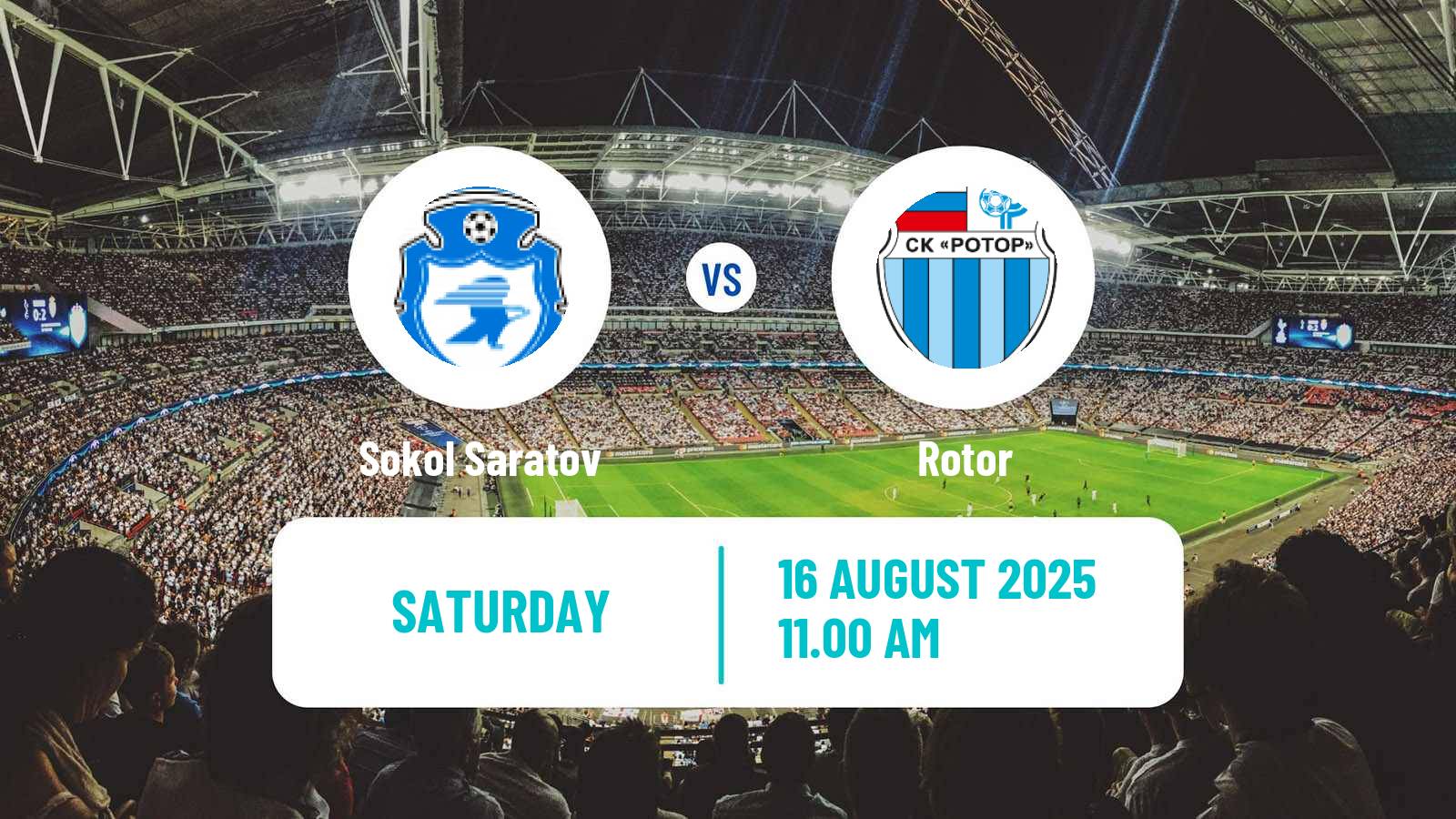 Soccer Russian FNL Sokol Saratov - Rotor