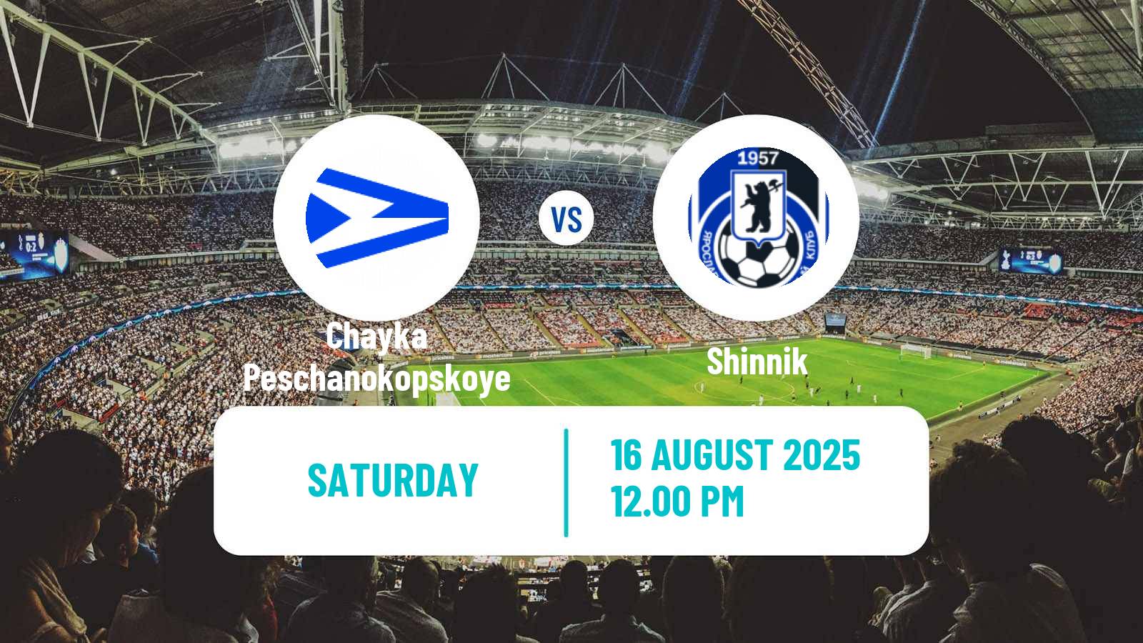 Soccer Russian FNL Chayka Peschanokopskoye - Shinnik
