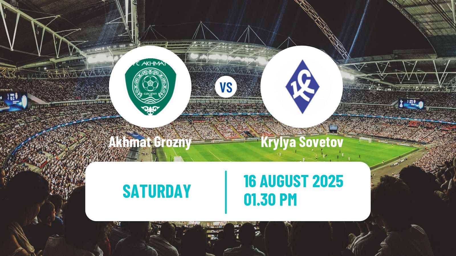 Soccer Russian Premier League Akhmat Grozny - Krylya Sovetov