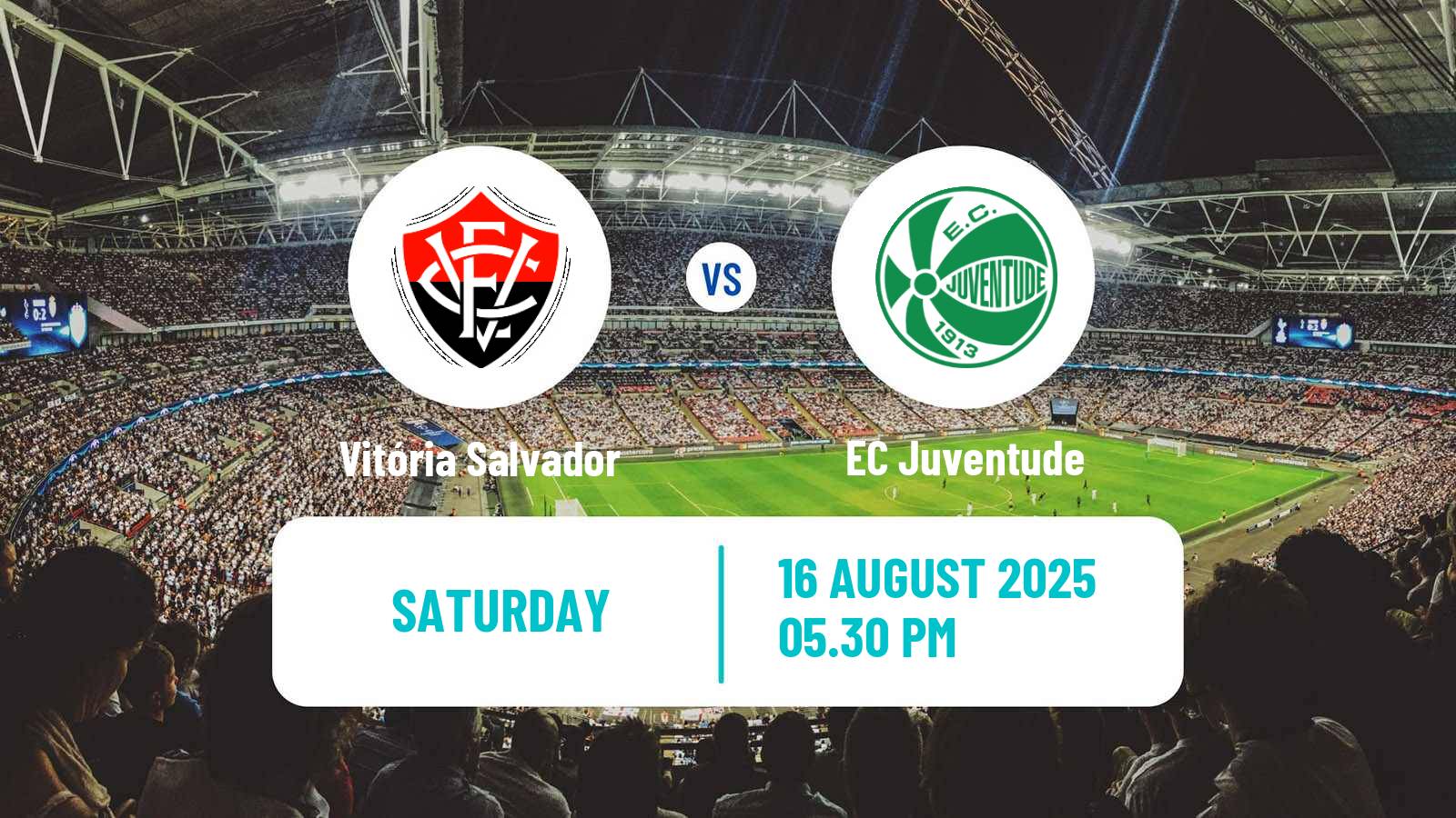 Soccer Brazilian Serie A Vitória Salvador - Juventude