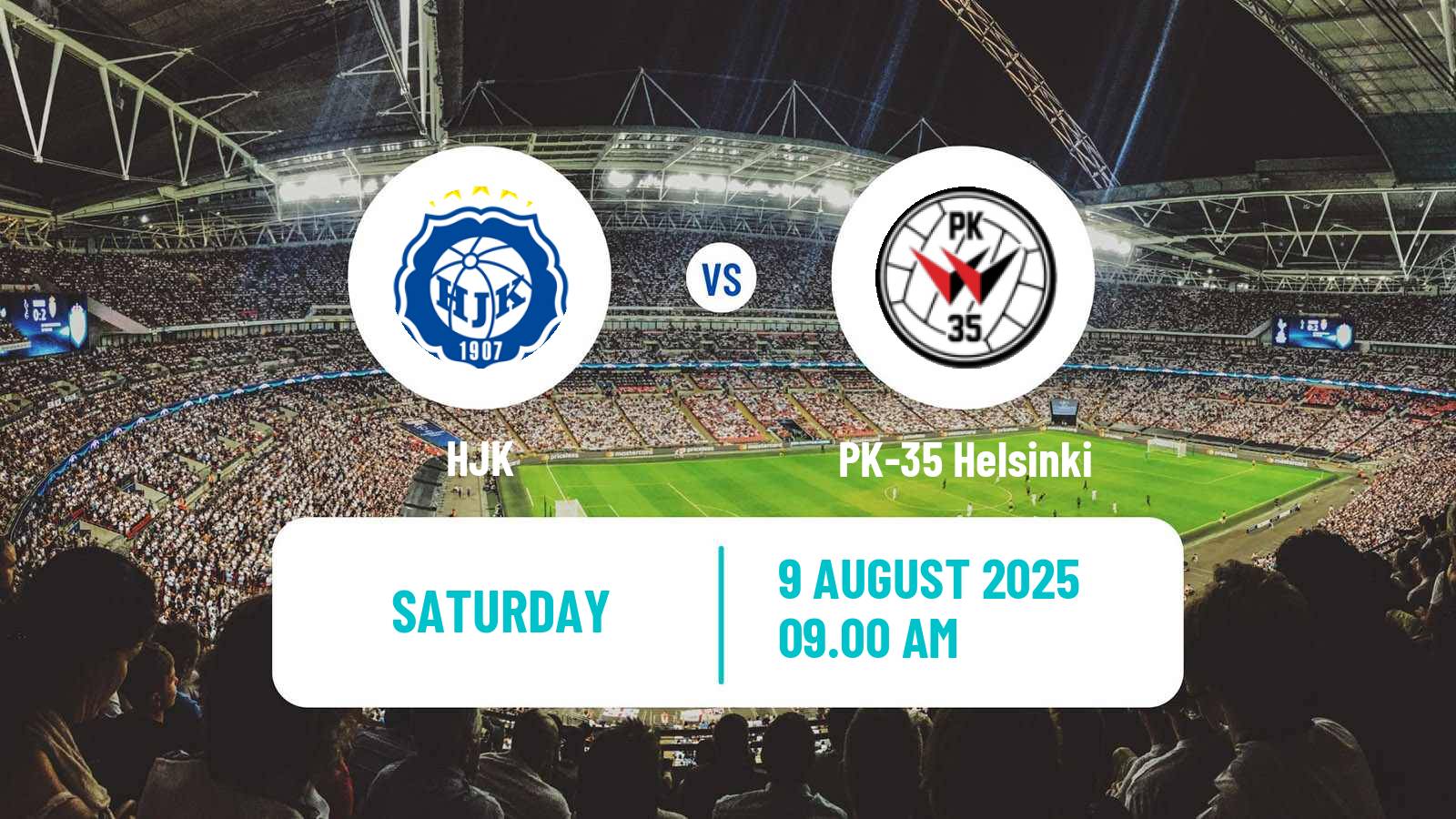 Soccer Finnish Kansallinen Liiga Women HJK - PK-35 Helsinki