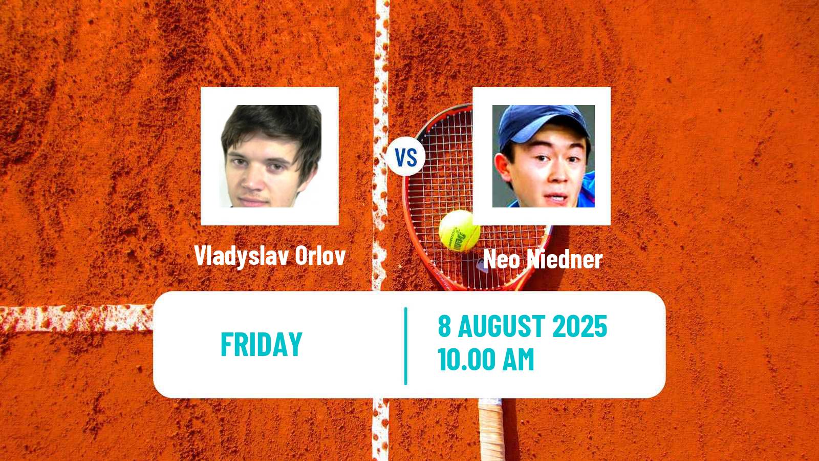 Tennis ITF M15 Frankfurt Am Main Men Vladyslav Orlov - Neo Niedner