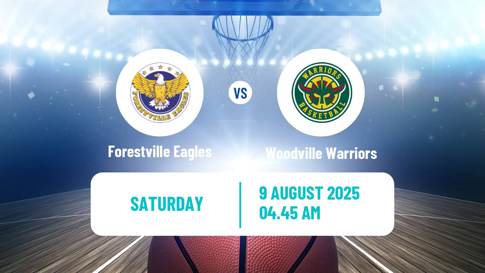 Basketball Australian NBL1 Central Women Forestville Eagles - Woodville Warriors