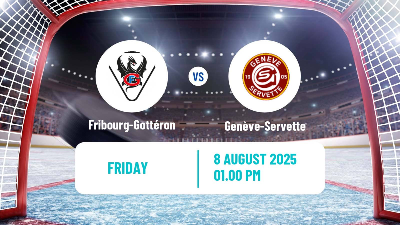 Hockey Club Friendly Ice Hockey Fribourg-Gottéron - Genève-Servette