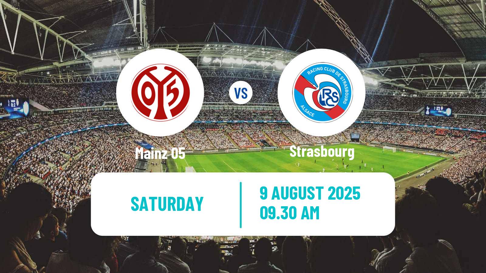 Soccer Club Friendly Mainz - Strasbourg