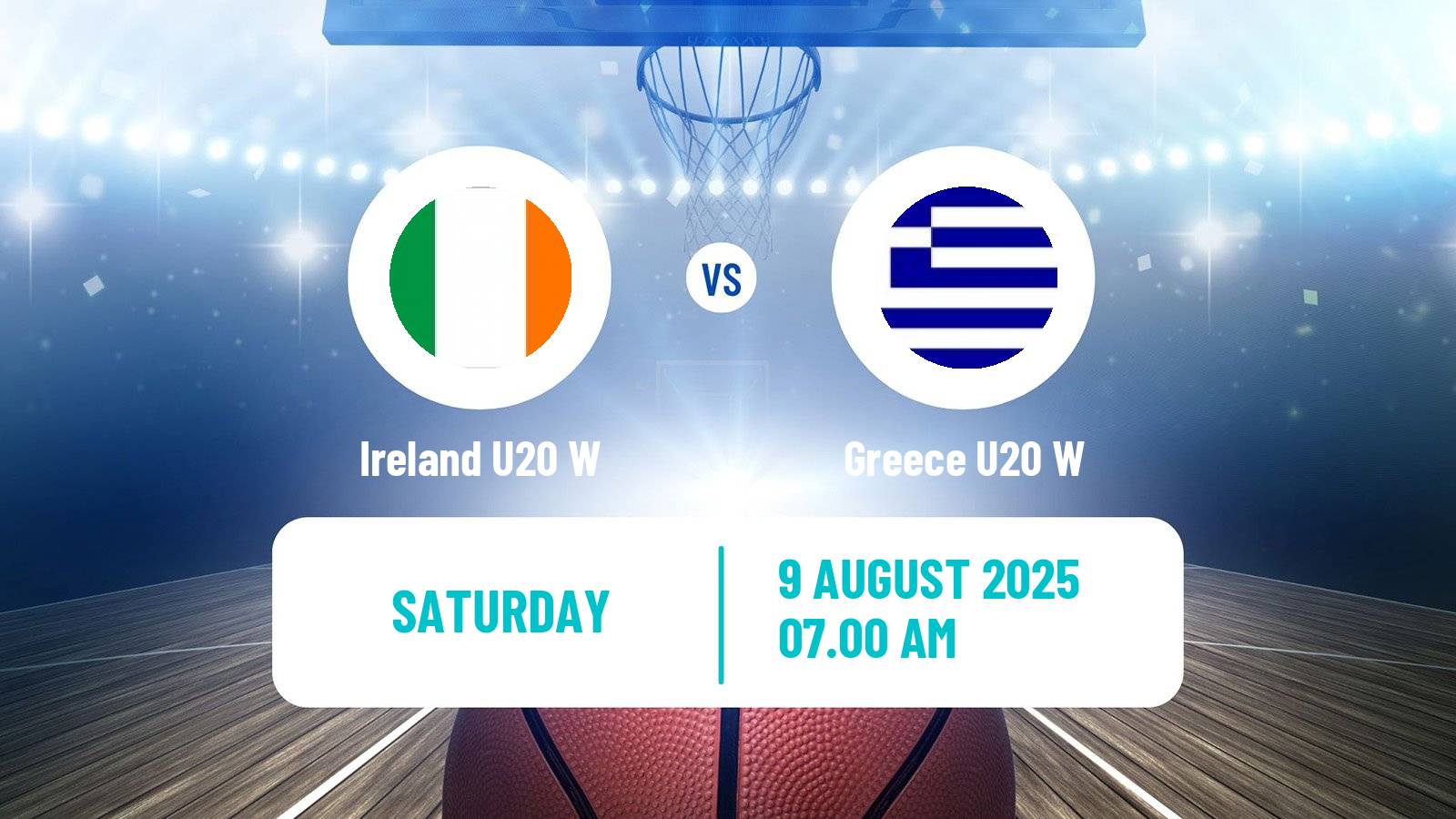 Basketball European Championship U20 B Basketball Women Ireland U20 W - Greece U20 W