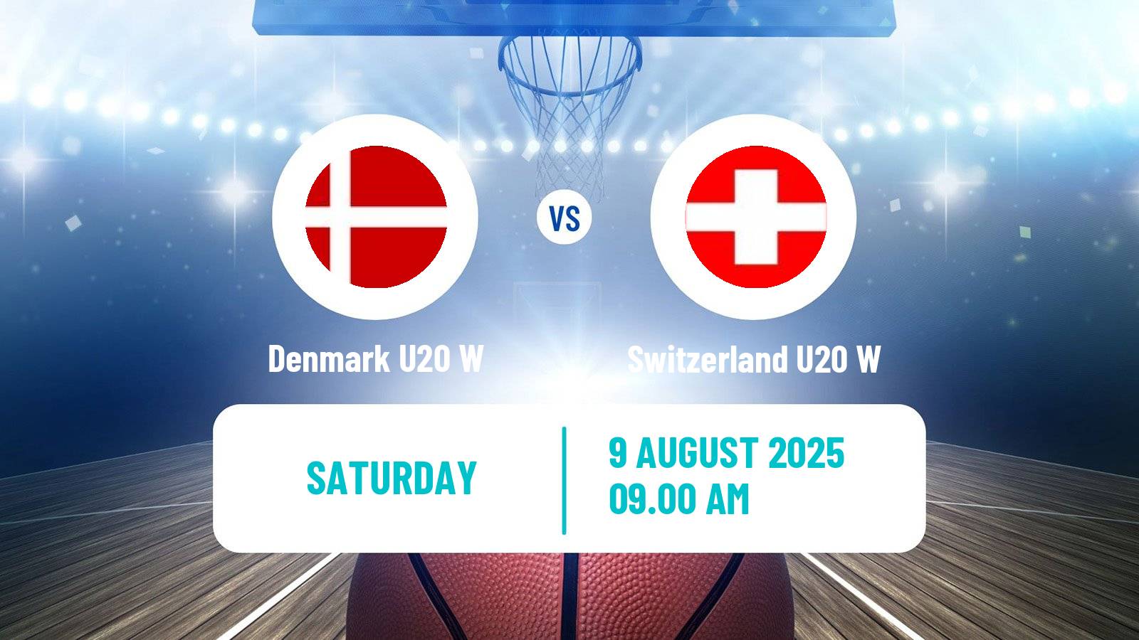 Basketball European Championship U20 B Basketball Women Denmark U20 W - Switzerland U20 W