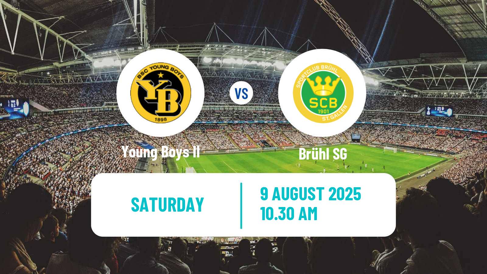 Soccer Swiss Promotion League Young Boys II - Brühl