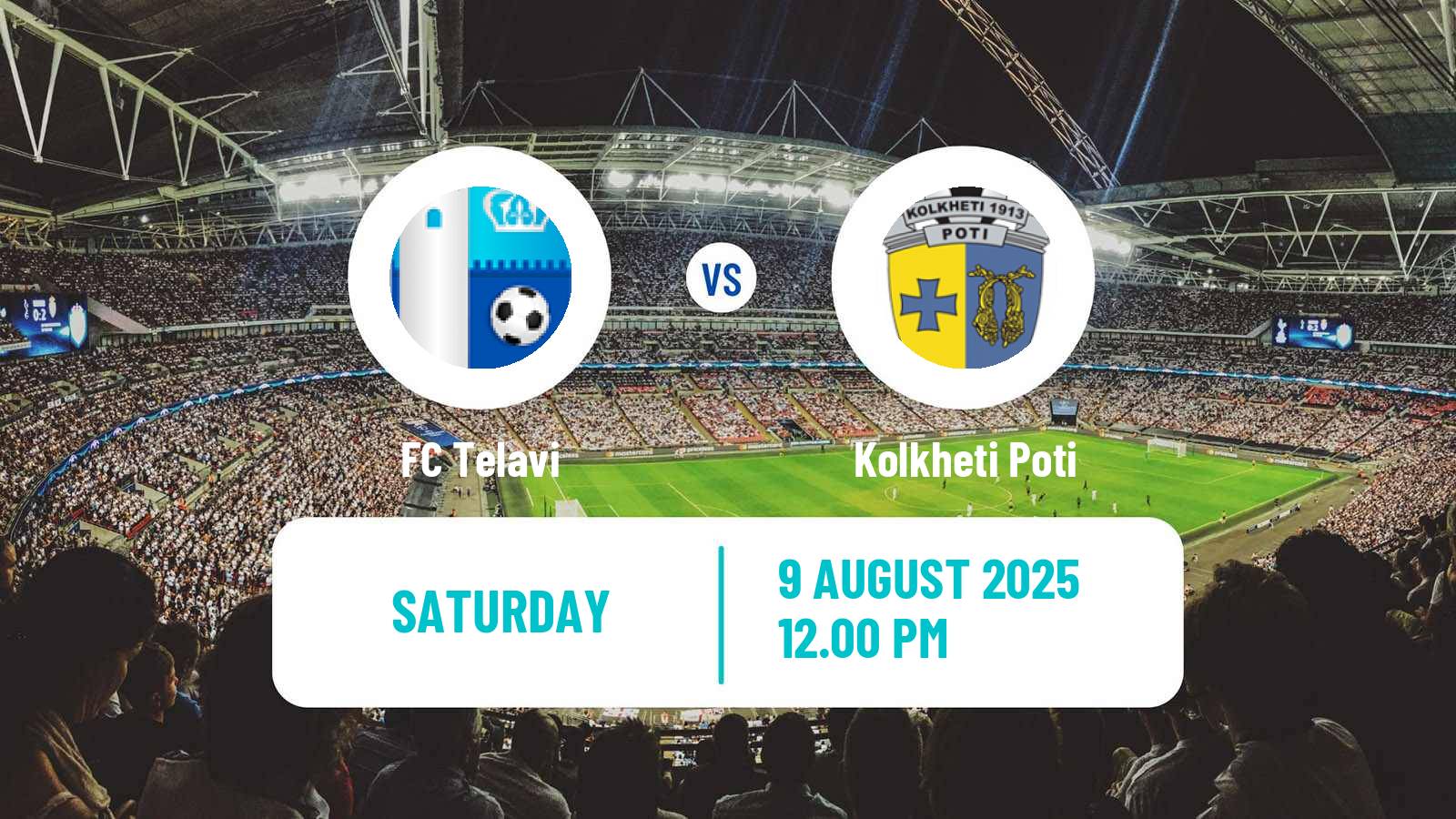 Soccer Georgian Erovnuli Liga Telavi - Kolkheti Poti