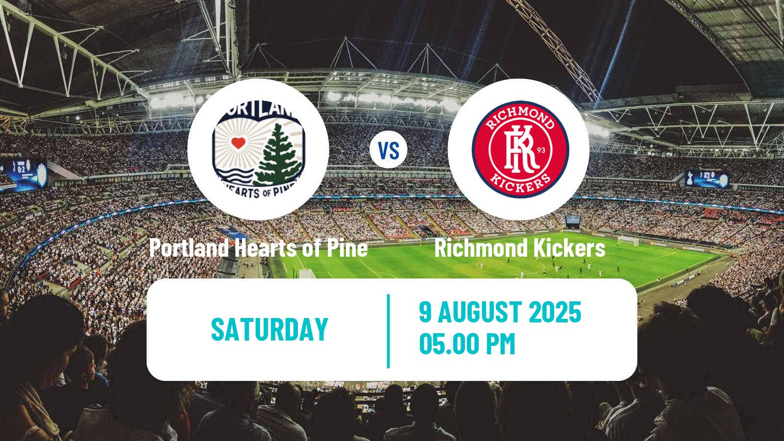 Soccer USL League One Portland Hearts of Pine - Richmond Kickers