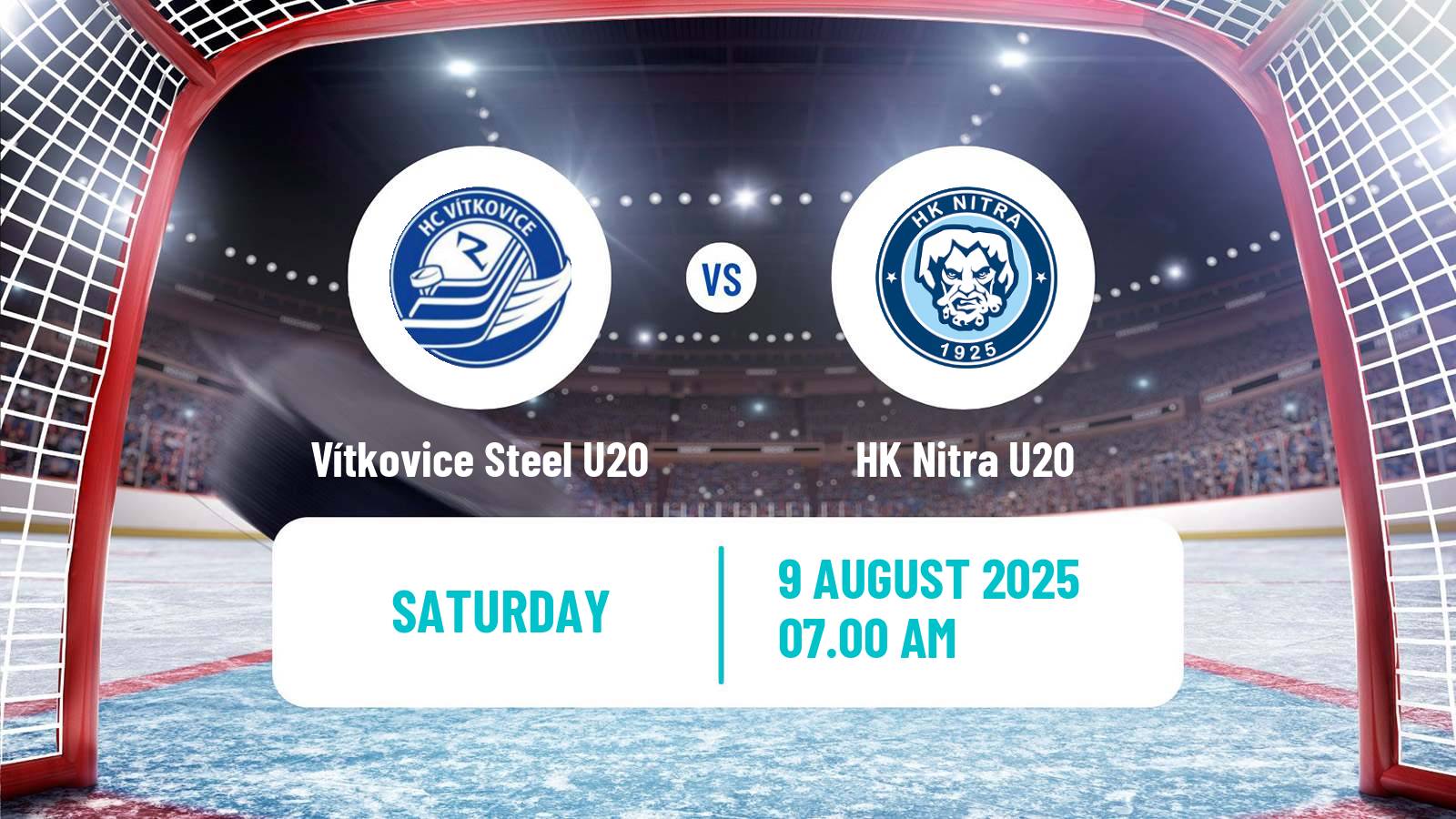 Hockey Club Friendly Ice Hockey Vítkovice Steel U20 - Nitra U20