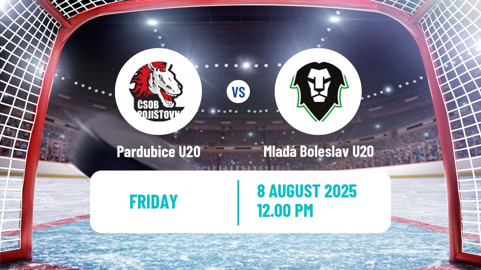 Hockey Club Friendly Ice Hockey Pardubice U20 - Mladá Boleslav U20