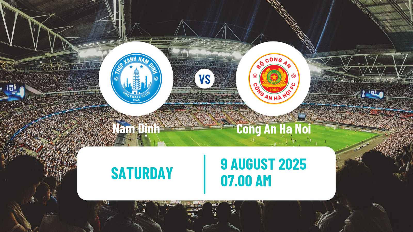 Soccer Vietnamese Super Cup Nam Định - Cong An Ha Noi