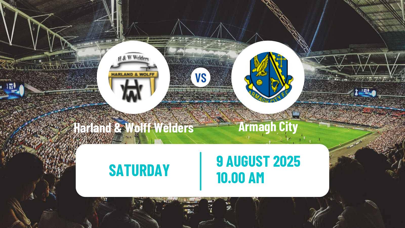 Soccer Northern Irish Championship Harland & Wolff Welders - Armagh City